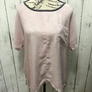 Simply Vera, Vera Wang light weight women's shirt, sheer size XL high-low